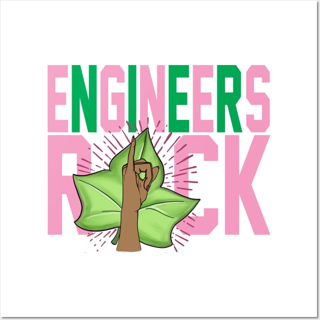 AKA Engineers Rocks Wall Art by Pretty Phoxie LLC